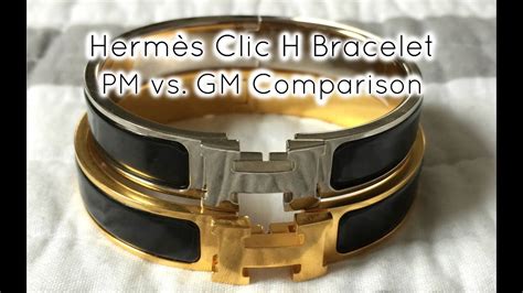 pm gm size hermes|gm vs pm Hermes bracelet.